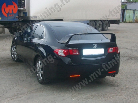 Стеклопл.Спойлер высокий "MUGEN Style" var№1 H.Accord VIII 2008-2012